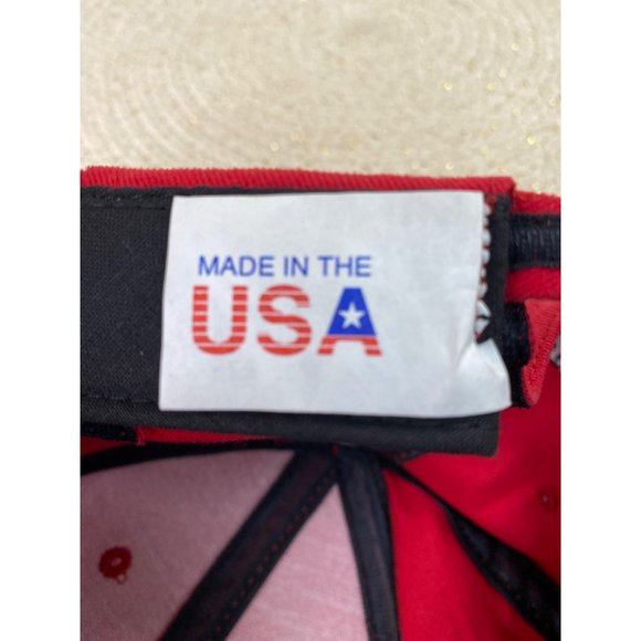 Red Man Chew Heritage Series Embroidered Trucker Hat Cap - Picture 4 of 5